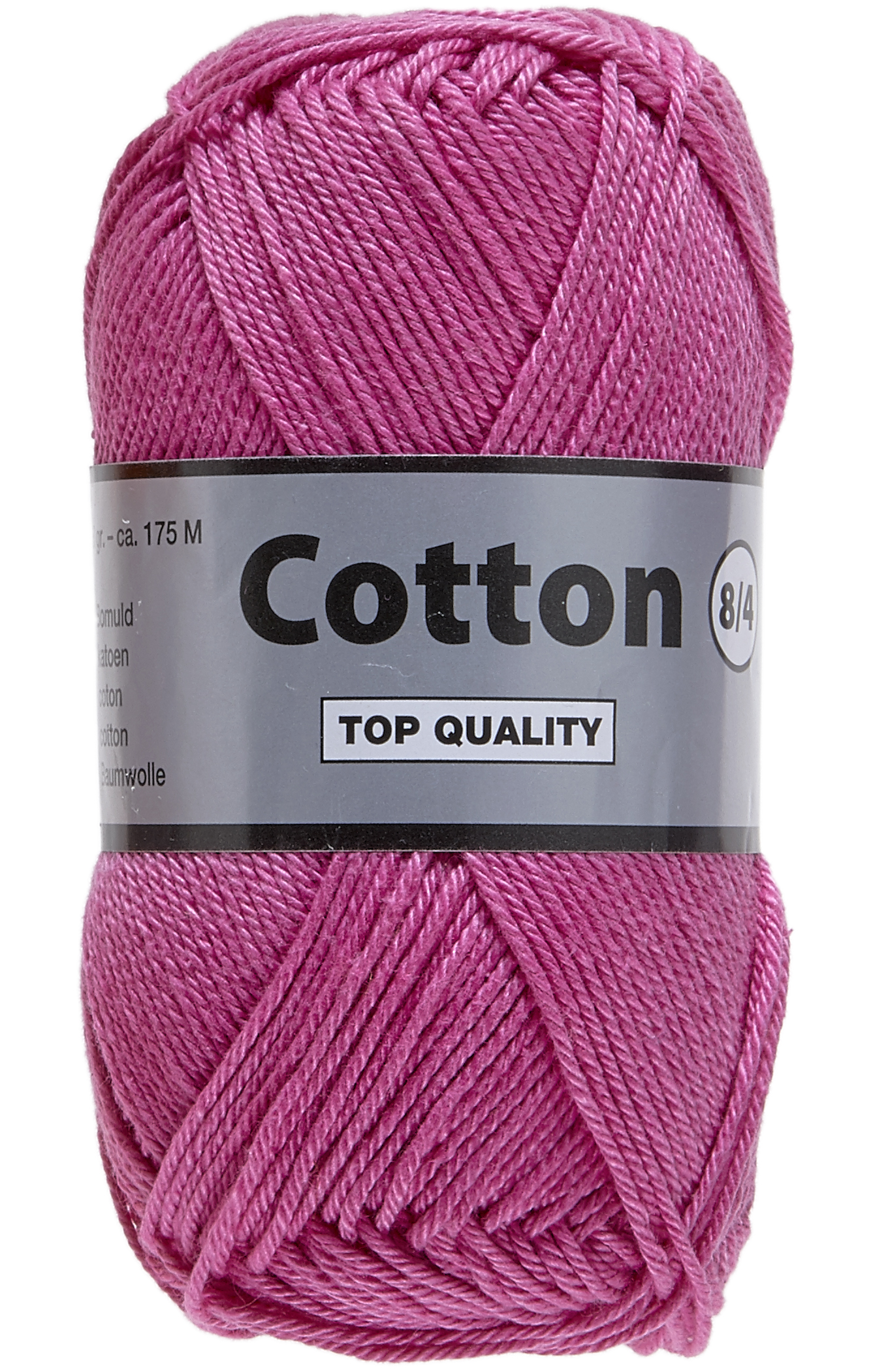 Lammy cotton 8/4, fuchsia, 50 g, nr. 14