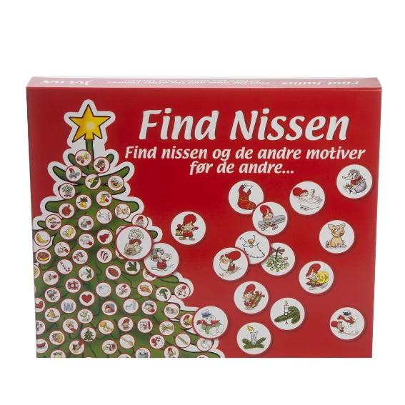 Billede af Julius' Find Nissen Julespil