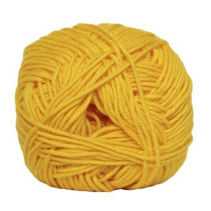 Cotton nr. 8, gul, 50 g, nr. 324