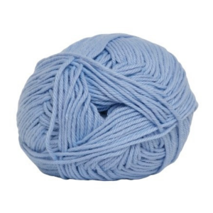 Cotton nr. 8, baby blå, 50 g, nr. 603