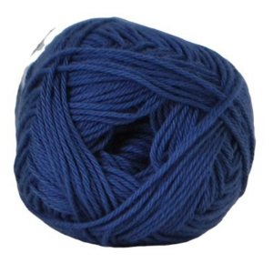 Cotton nr. 8, mørk jeansblå, 50 g, nr. 6970