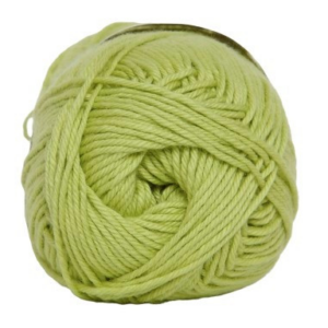 Cotton nr. 8, limegrøn, 50 g, nr. 7100