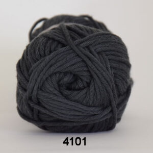 Cotton 8/8, koksgrå, 50 g, nr. 4101