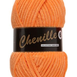 Chenille 6, orange, 100 g, nr. 41