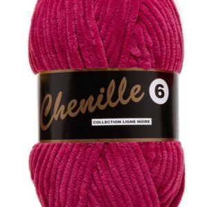 Chenille 6, fuchsia, 100 g, nr. 730