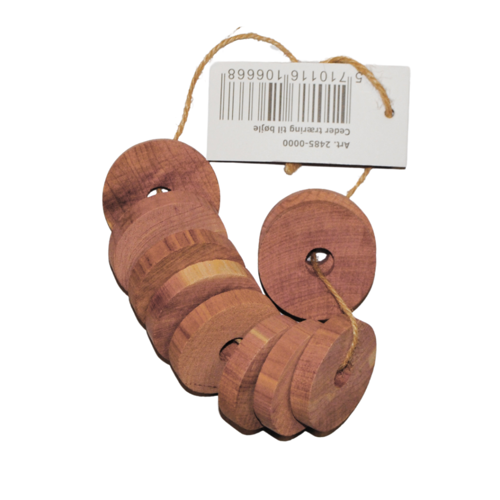 Cedertræ ringe til bøjle, Ø48 mm, 10 stk – Niah Design