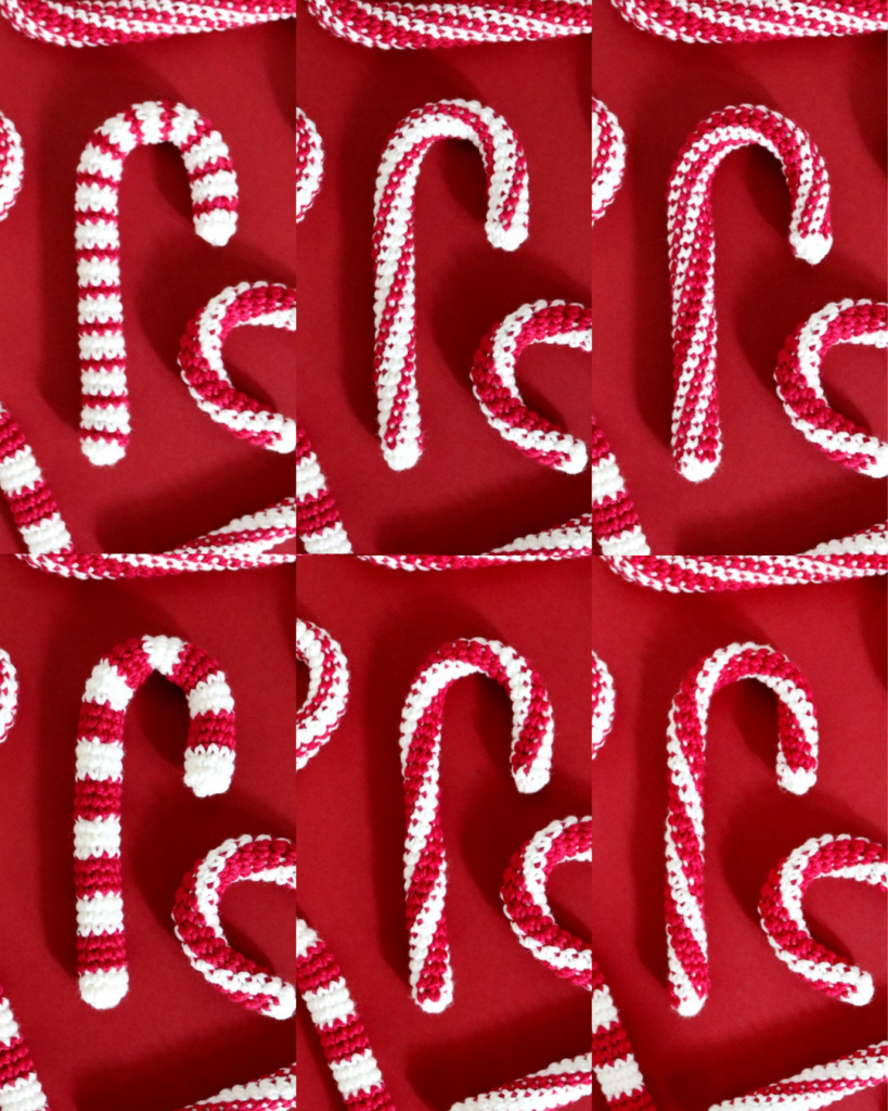 Slikstok samling, hækleopskrift – 6 opskrifter på slikstokke – Niah Design