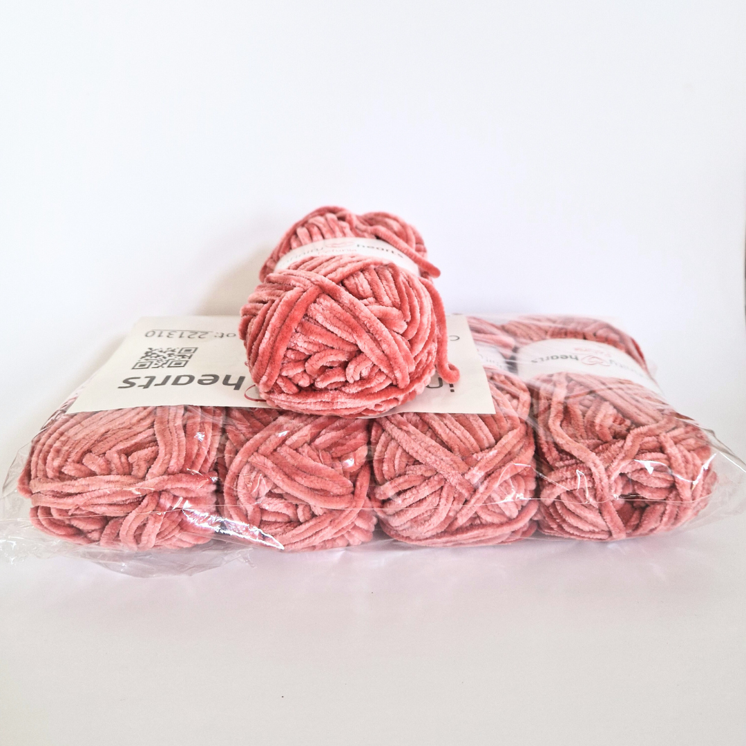 Infinity Hearts Petunia, 5 ngl, farve nr. 10, mørk rosa