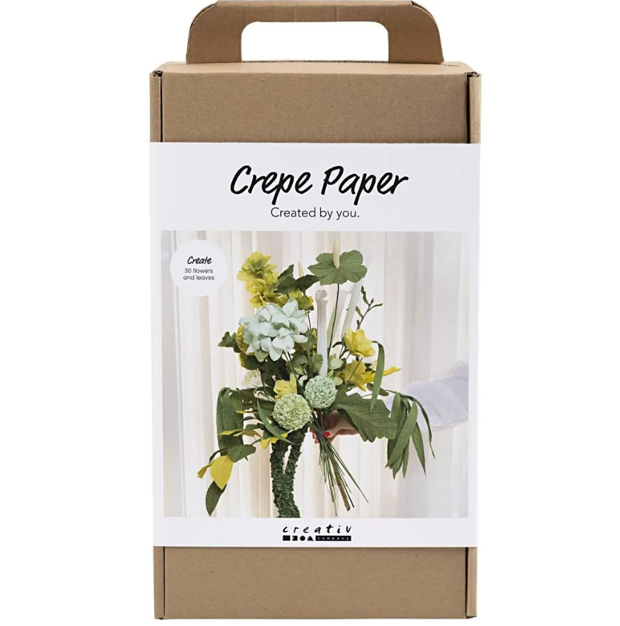 Maxi DIY-kit, buket af crepe papir