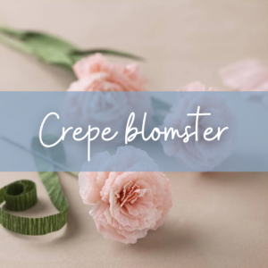 Crepe blomster