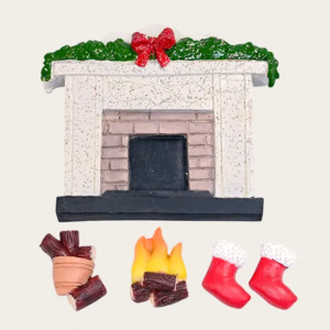 Kamin med tilbehør, nissedør tilbehør