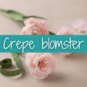 Crepe blomster
