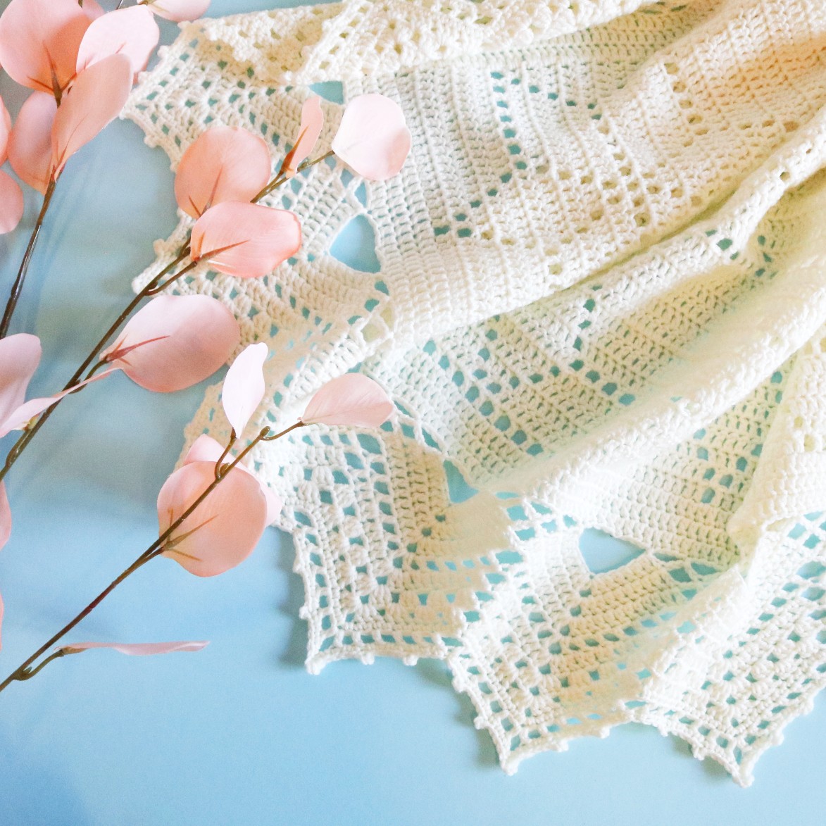 Garn+hækleopskrift til Niahs Babysvøb