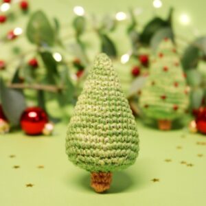 Lille juletræ, gratis hækleopskrift