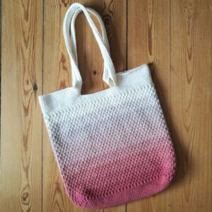 Garn til Taske med Relief-mønster (GRATIS hækleopskrift)