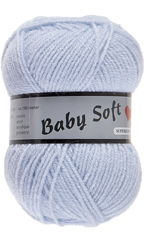 Baby Soft, pastel blå, 50 g, nr. 11