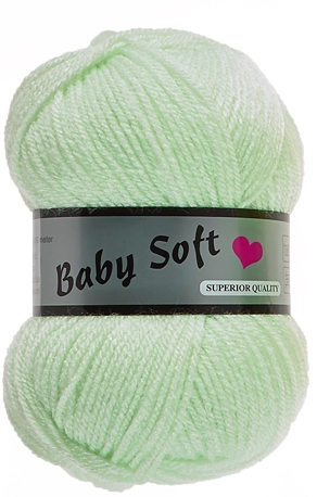 Baby Soft, pastel grøn, 50 g, nr. 37