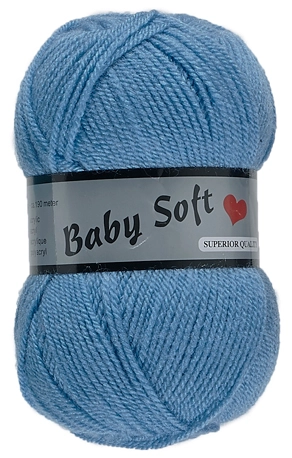 Baby Soft, blå, 50 g, nr. 40