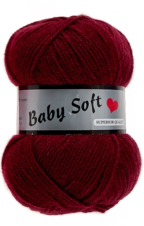 Baby Soft, bordeaux, 50 g, nr. 42