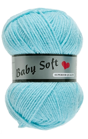 Baby Soft, babyblå, 50 g, nr. 47