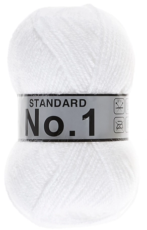 Standard No. 1, hvid, 50 g, nr. 5