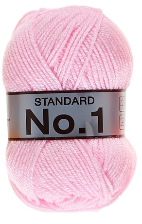 Standard No. 1, lys pink, 50 g, nr. 35