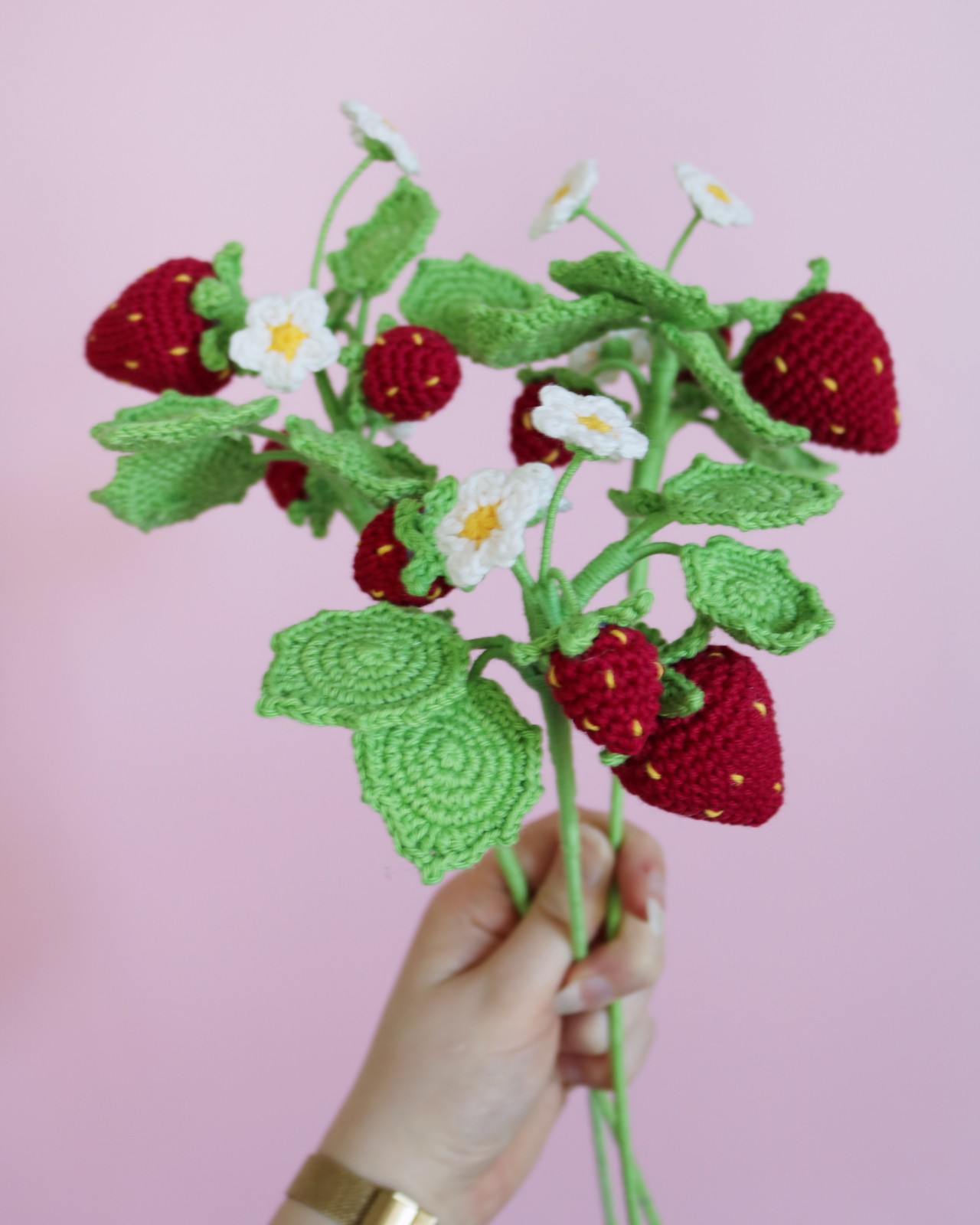 Jordbær på Stilk, Digital hækleopskrift