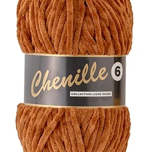 Chenille 6, cognac, 100 g, nr. 114