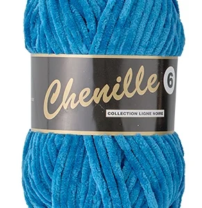 Chenille 6, dyb blå, 100 g, nr. 459