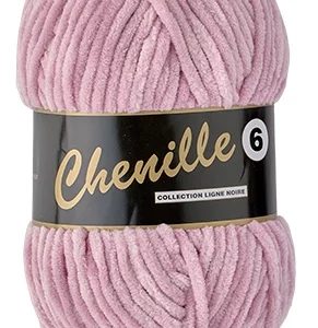 Chenille 6, rosa, 100 g, nr. 711