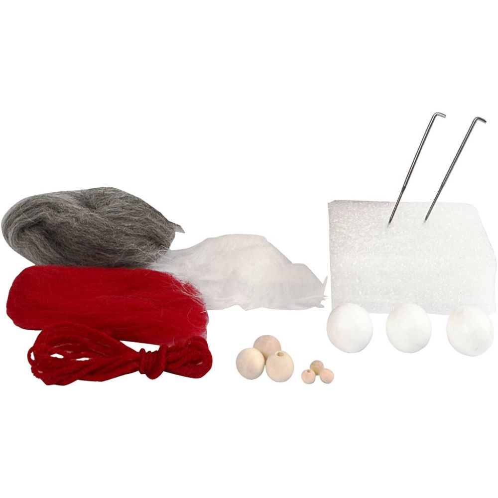 Nisser, DIY-minikit, H: 6 cm - Billede 3