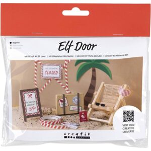 Mini DIY kit til nissens dør, ferie