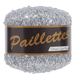 Paillettes, sølv, 25 g, nr. 401