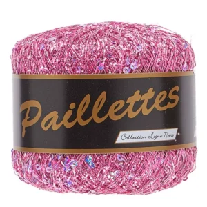 Paillettes, lyserød, 25 g, nr. 405