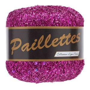 Paillettes, lilla, 25 g, nr. 406