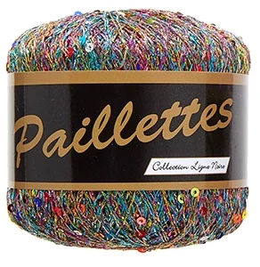 Paillettes, regnbue, 25 g, nr. 415