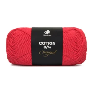 Mayflower Cotton 8/4, Rød, 50 g, nr. 1411