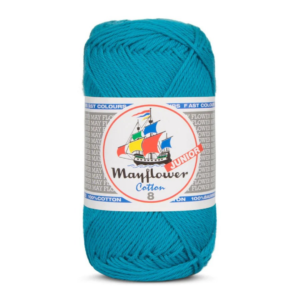 Mayflower Cotton Junior 8/4, Petroleum, 50 g, nr. 111
