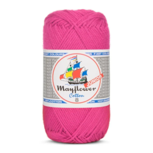 Mayflower Cotton Junior 8/4, Rosé Pink, 50 g, nr. 116