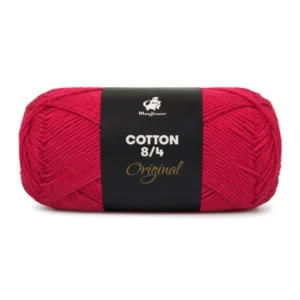 Mayflower Cotton 8/4, Mørkerød, 50 g, nr. 1412
