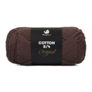 Mayflower Cotton 8/4, Mørkebrun, 50 g, nr. 1436