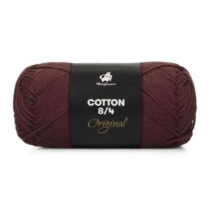 Mayflower Cotton 8/4, Mahogni, 50 g, nr. 14100