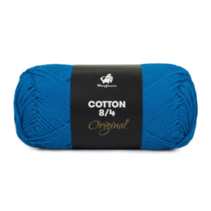 Mayflower Cotton 8/4, Græsk Blå, 50 g, nr. 14113