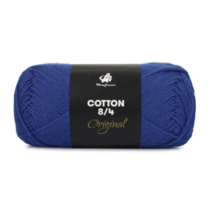 Mayflower Cotton 8/4, Mørk Koboltblå, 50 g, nr. 14117