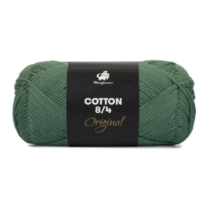Mayflower Cotton 8/4, Mørk Olivengrøn, 50 g, nr. 14124