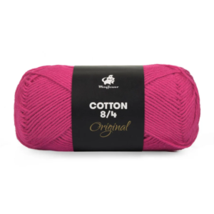 Mayflower Cotton 8/4, Fuchsia, 50 g, nr. 14132