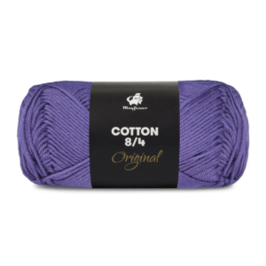 Mayflower Cotton 8/4, Lavendel, 50 g, nr. 1417
