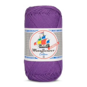 Mayflower Cotton Junior 8/4, Lilla, 50 g, nr. 1477