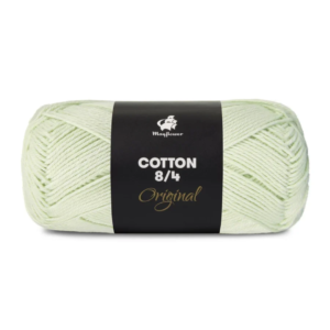 Mayflower Cotton 8/4, Lys Mintgrøn, 50 g, nr. 1486