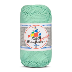 Mayflower Cotton Junior 8/4, Mintgrøn, 50 g, nr. 1492